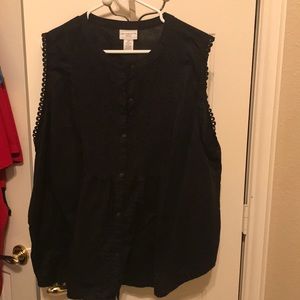 Liz Claiborne sleeveless top. Size 2x